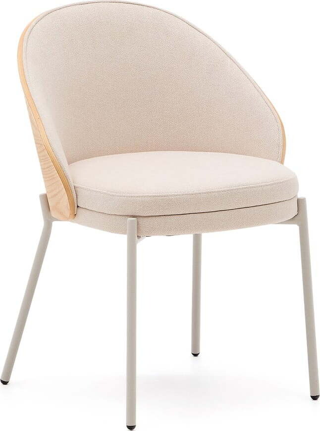 Krémová/v přírodní barvě jídelní židle Eamy – Kave Home