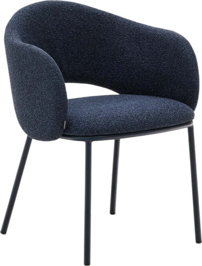 Tmavě modrá jídelní židle Maina – Kave Home