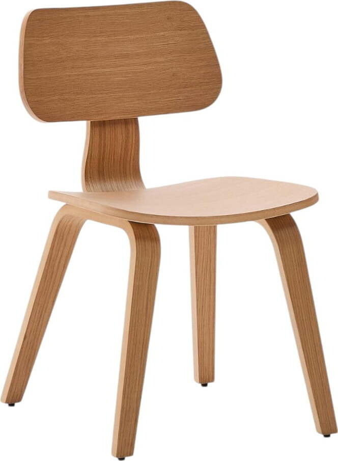 Jídelní židle v dekoru dubu v přírodní barvě Gena – Kave Home