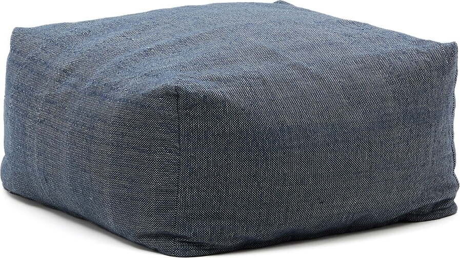 Tmavě modrý zahradní taburet Vedell – Kave Home