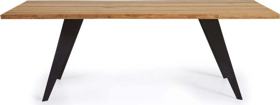 Jídelní stůl s deskou v dubovém dekoru 90x160 cm Koda – Kave Home