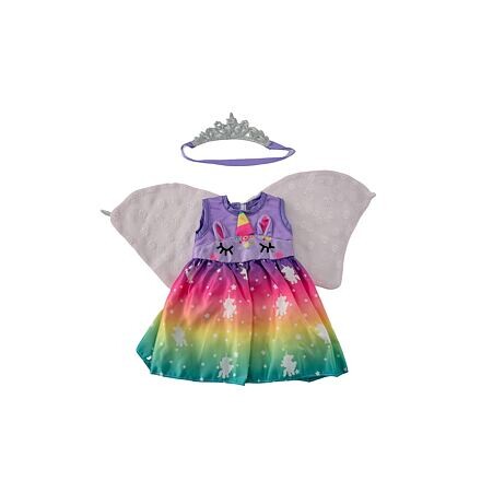 PLEJO Oblečení pro panenku 40 - 43 cm, šatičky s čelenkou