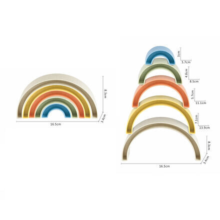 ZIRO Skládací duha