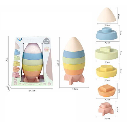 ZIRO Stohovací raketa tvary