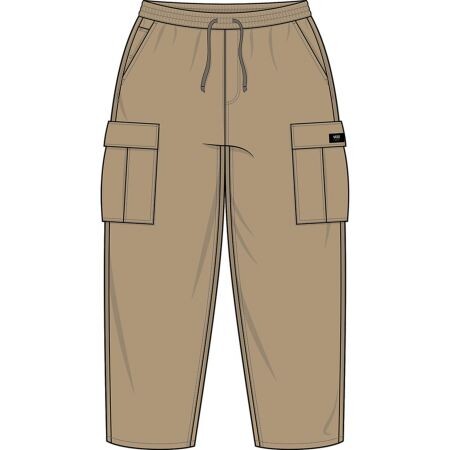 Kalhoty Vans Range Cargo Baggy Tapered E - Hnědá - L