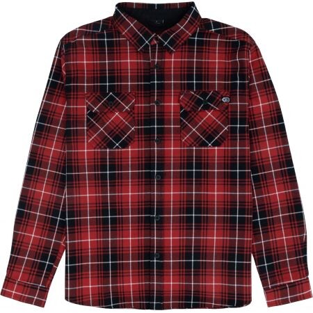 Košile Metal Mulisha Jacked Flannel 2 - Červená - L