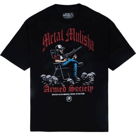 Triko Metal Mulisha Outgunnged - Černá - L