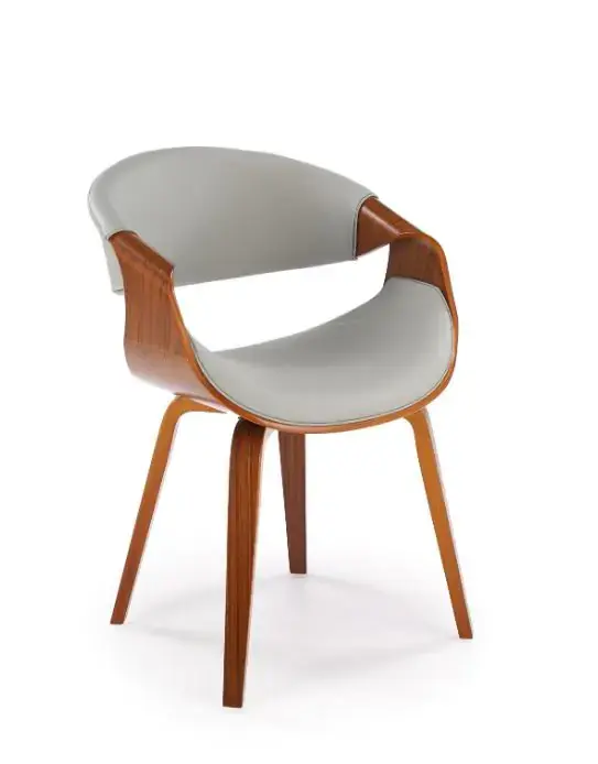 Halmar Jídelní polokřeslo K544 - šedé