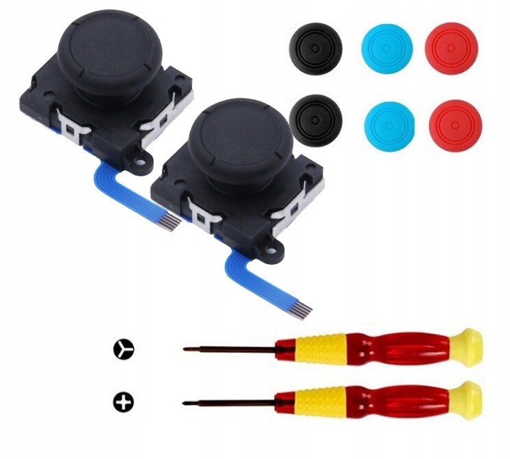 Opravná sada 10v1 Joy-Con 2x joystick Nástroje pro Ns Switch Lite Oled