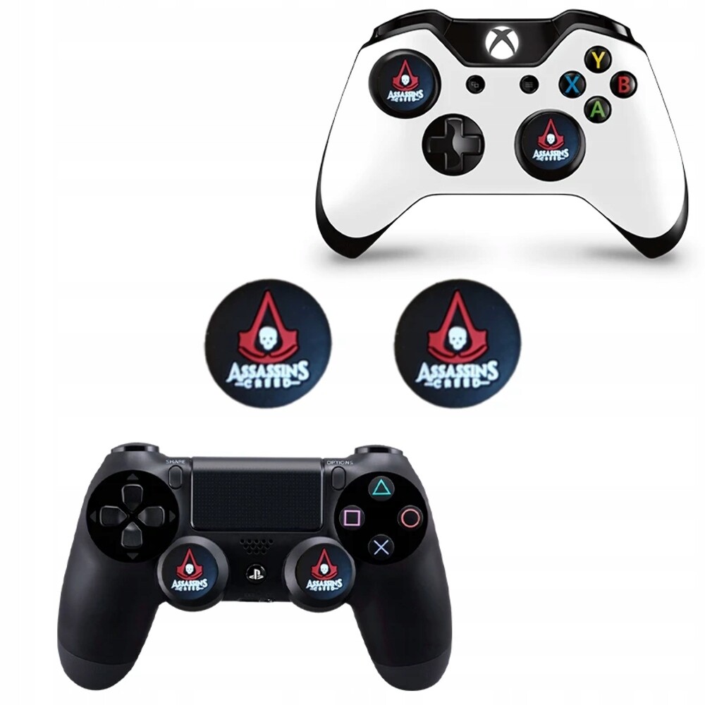 Návleky Gripy Gumičky Na Analogy Padá PS4 PS5 Xbox One Ns Pro Assassins 2x