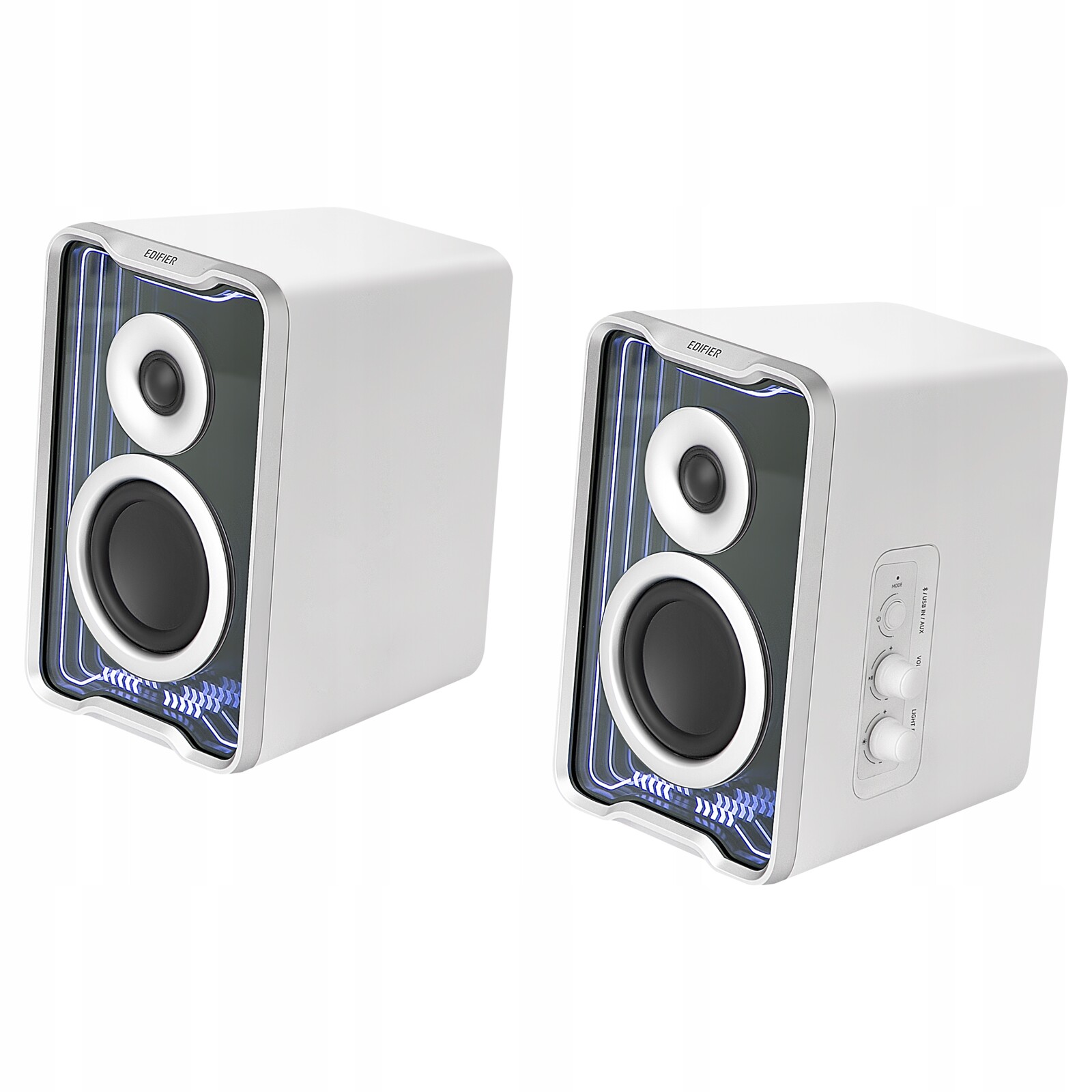 Edifier QR30 Aktivní počítačové reproduktory Bluetooth 5.4 Usb Rgb 30W bílé