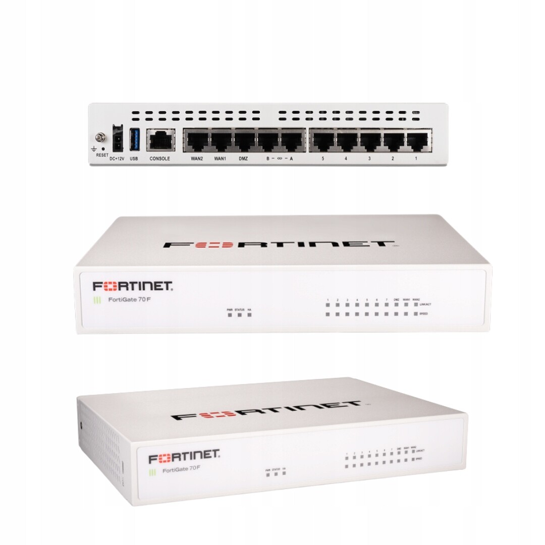 Fortigate 70F Fortinet Firewall ochrana sítě Utm FG-70F Ngfw 10xGE RJ45