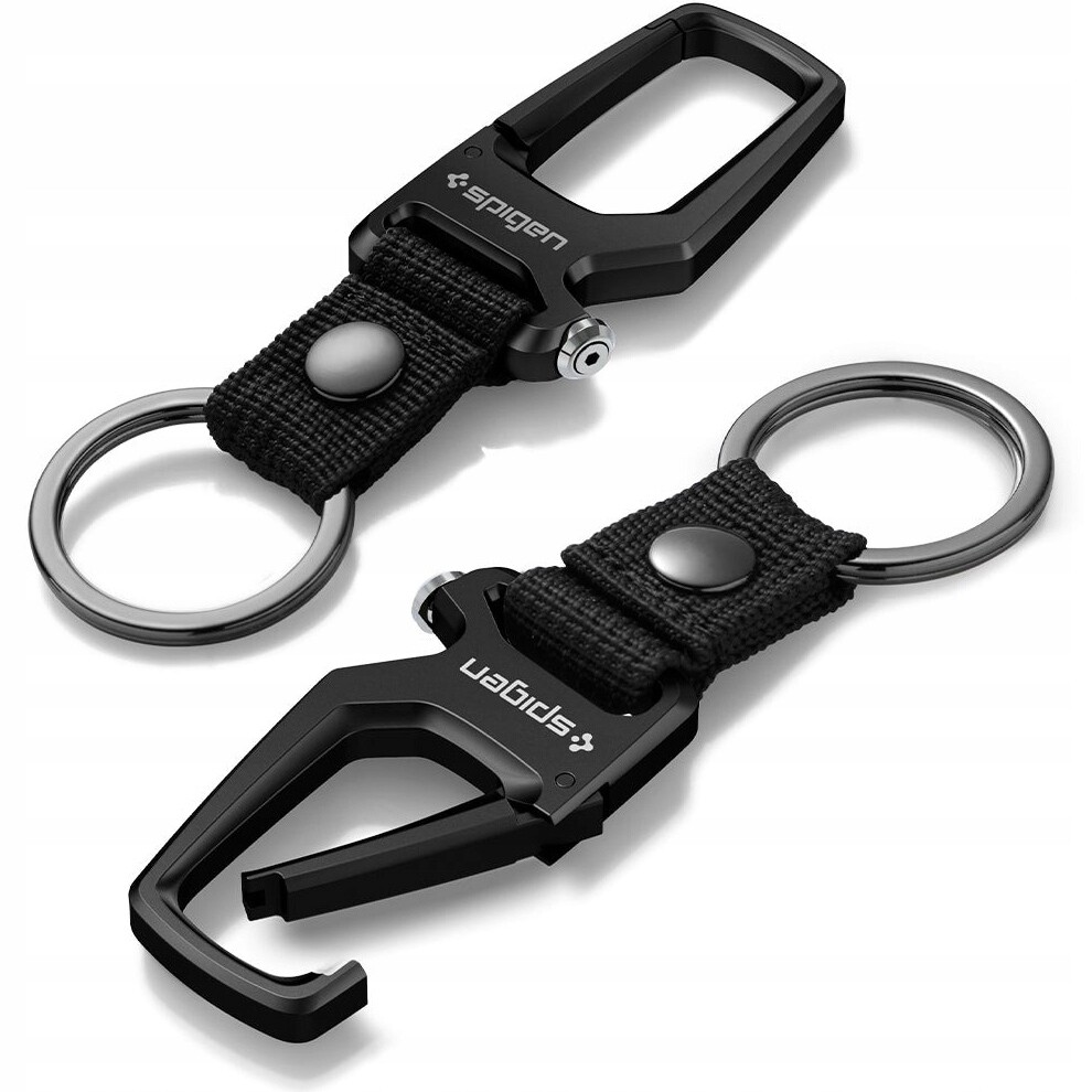 Přívěsek Na Klíče Spigen poutko na klíče s otvírákem na láhve, karabinka, 2 ks