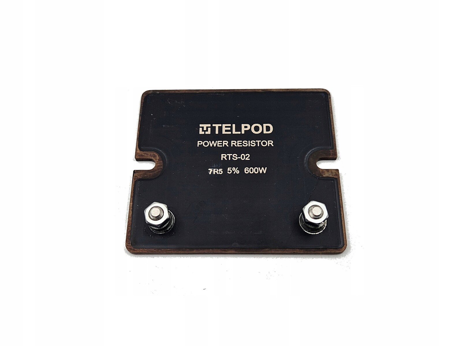 Silnovrstvý bezindukční výkonový rezistor 600 W 7,5R 5%, řada RTS-02