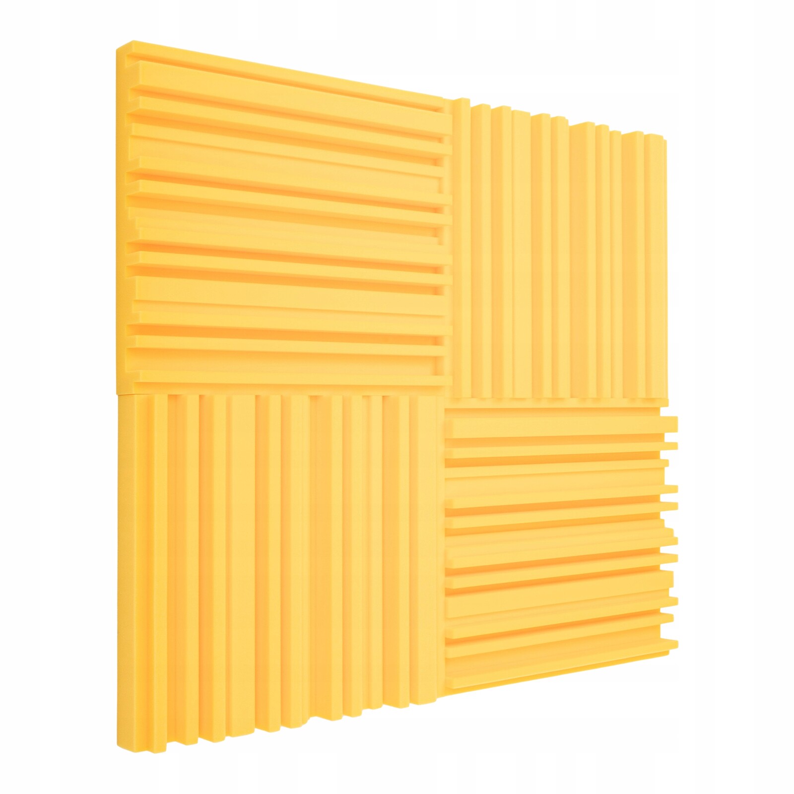 Akustické pěnové profilované Equalizer Bitmat žluté barvy 1 m2 stropní kazety