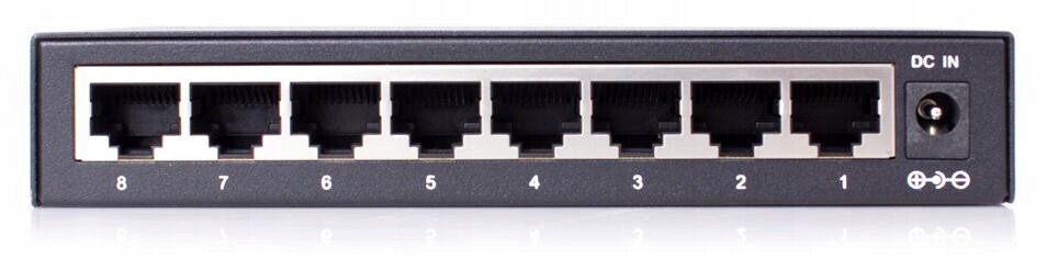 Switch Getfort SG-108 8x Gigabit Ethernet 16Gb/s