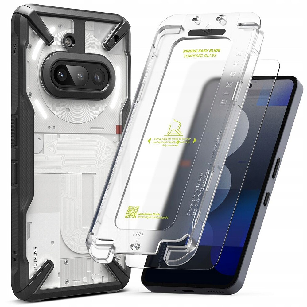 Ringke Pevné Přiléhavé Pouzdro Pro Nothing Phone 3A 5G 2-BALENÍ Sklo