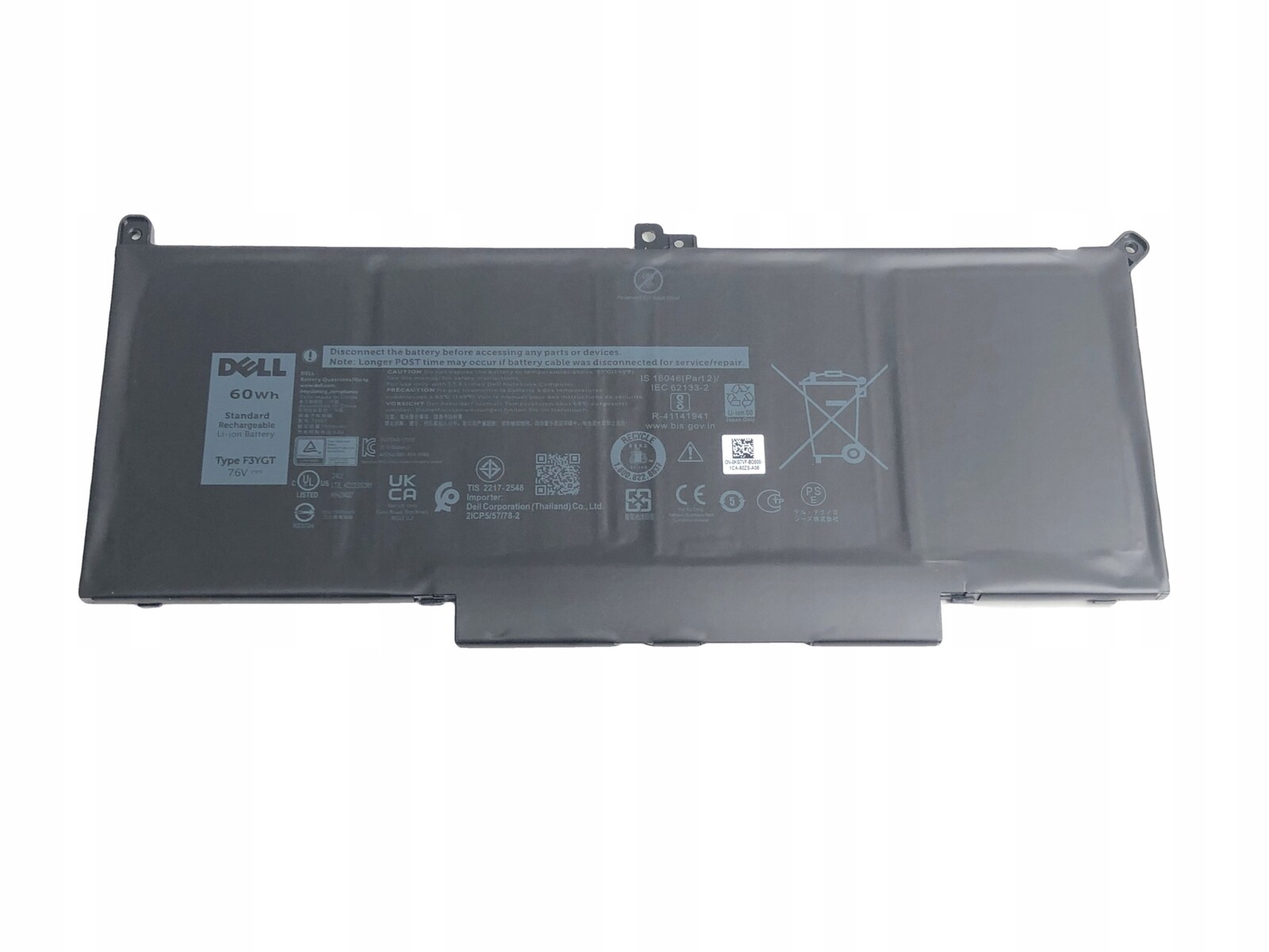 Originální Baterie Dell Typu F3YGT Latitude 7280 7290 7380 7390 7480 7490
