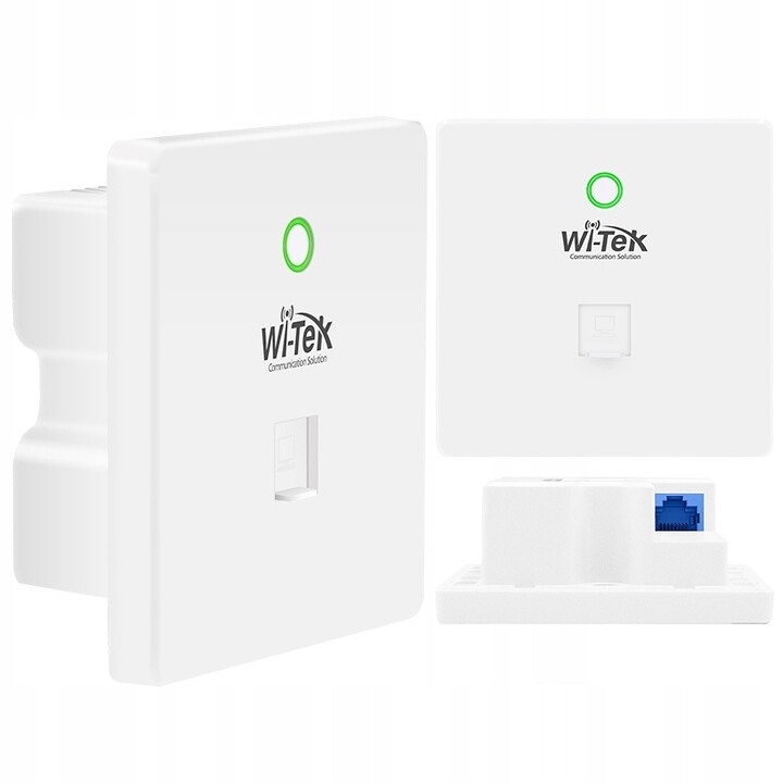 WiTek Access Point WI-AP415 zásuvka Access Point Ap Wall 2 porty Ethernet