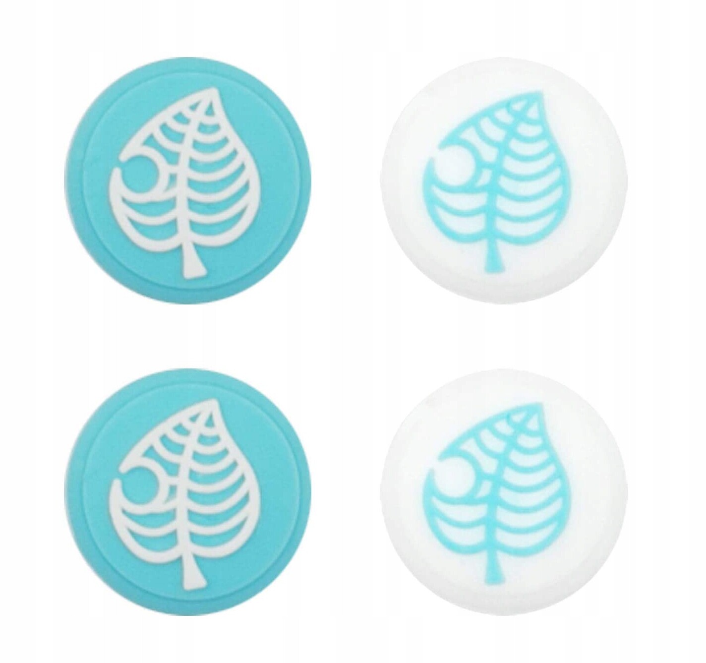 4x Gumičky Silikonové Návleky pro Ns Switch Ns Oled Animal Crossing Listy