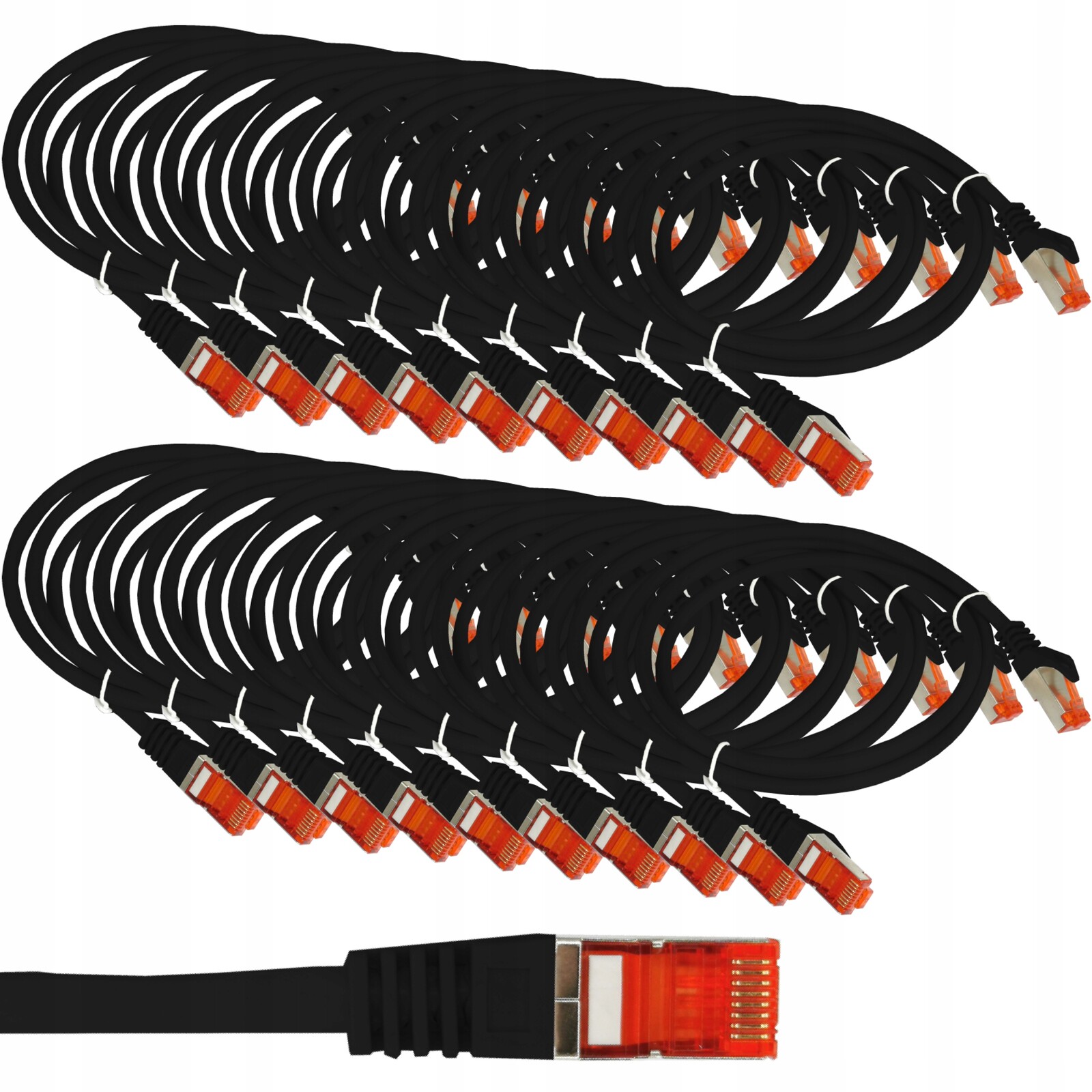 Patchcordy kat6 F/utp zpracované kroucení RJ45 20ks