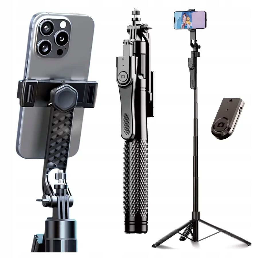 Selfie Tyč Stativ Tripod Bluetooth Dálkové Ovládání Pro Iphone 12 13 14 15 16