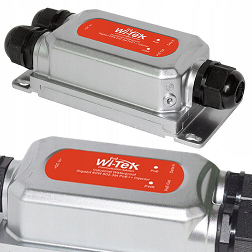 Injector Wireless-Tek teplota -40°C~80°C napájení Ethernet vodotěsný