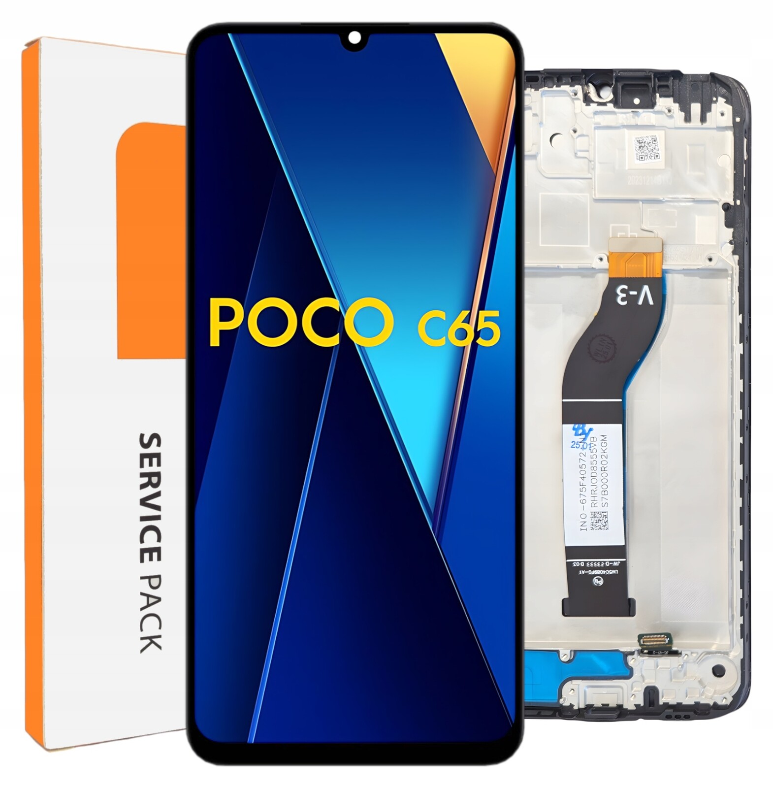 Originální LCD Dotykový Displej Pro Xiaomi Poco C65 Rámeček Výměna