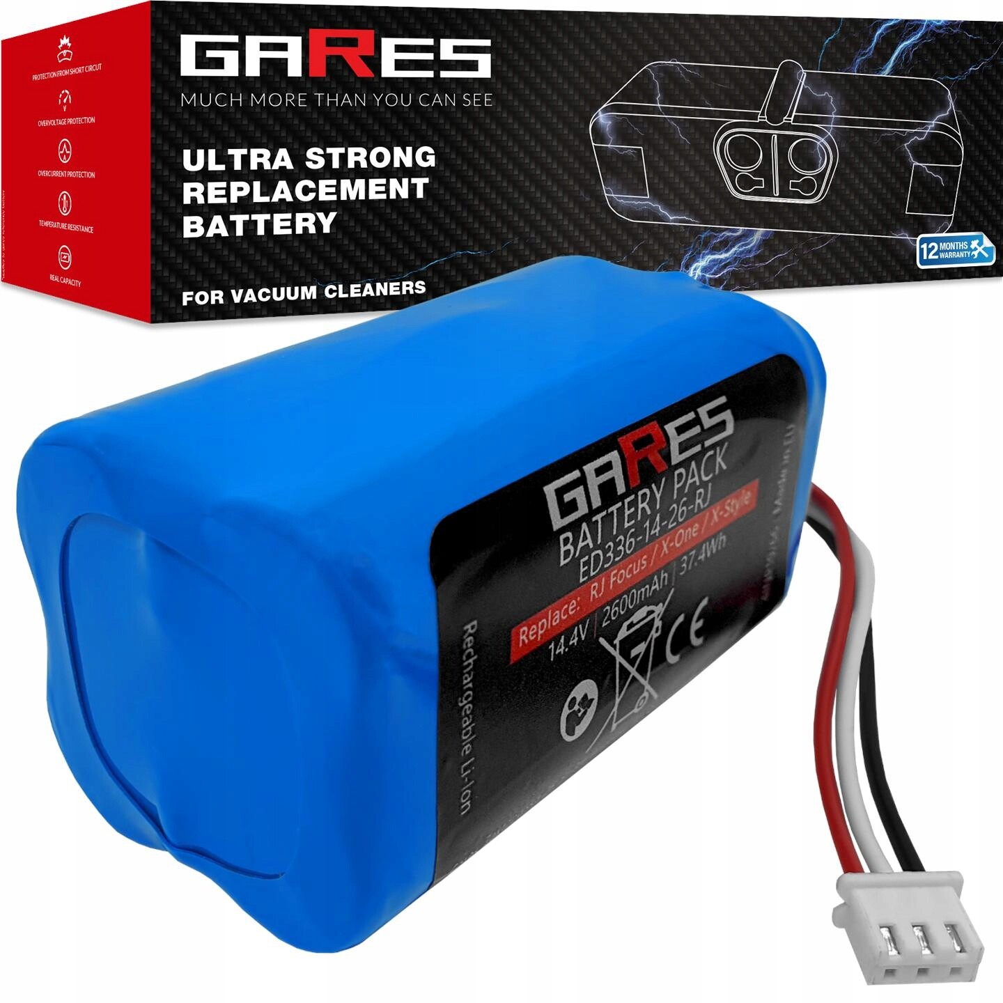 Baterie Akumulátor pro Robojet X-One Focus X-Style 14,4V 2,6Ah