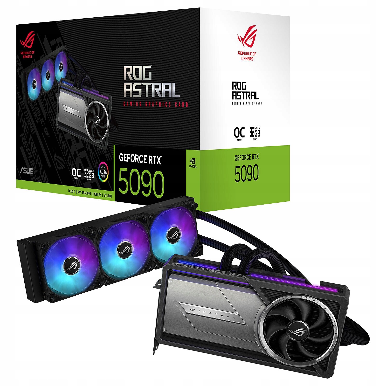 Grafická karta Asus Rog Astral LC GeForce Rtx 5090 32 Gb GDDR7 Oc Edition