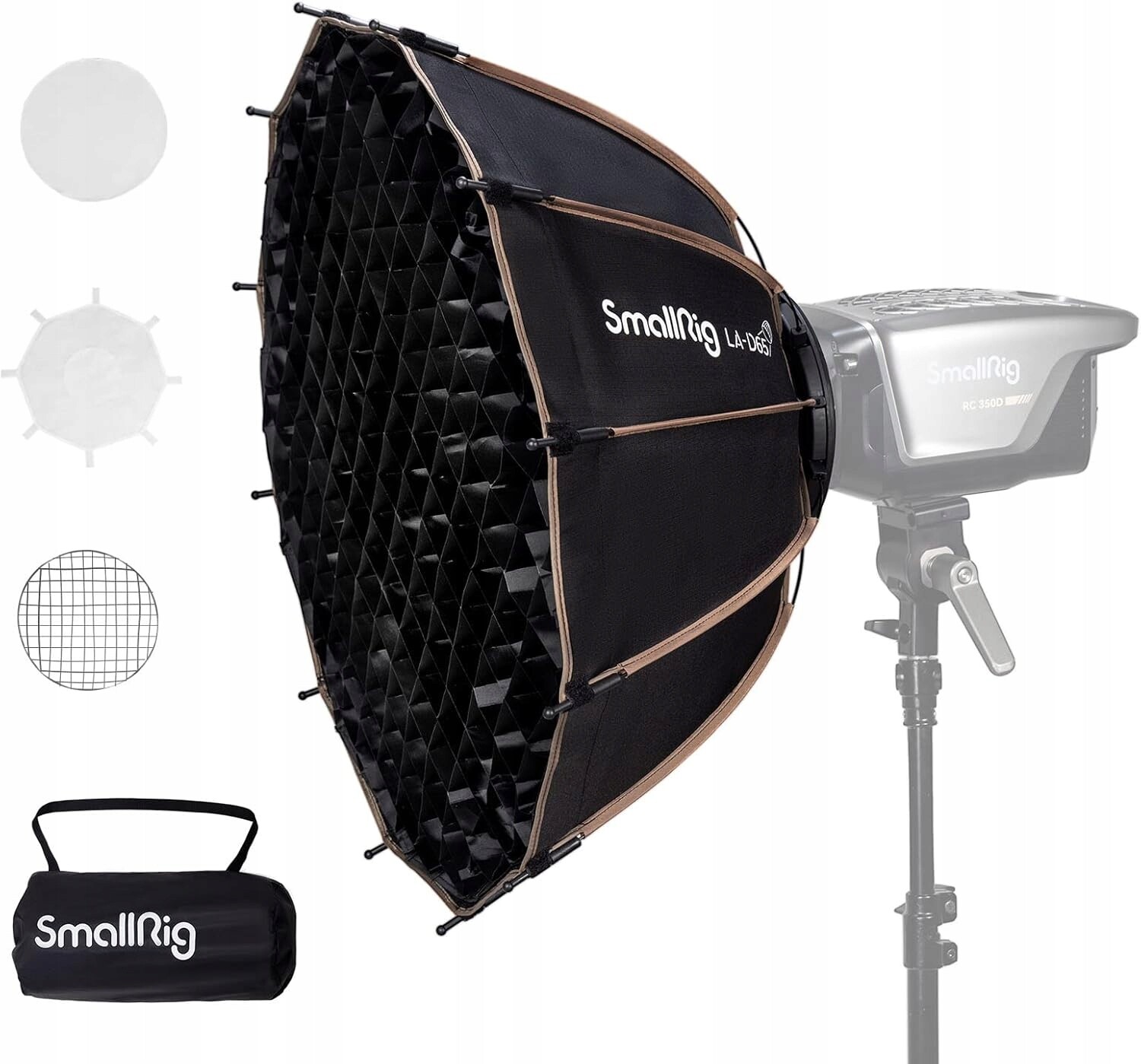 Smallrig Parabolický softbox LA-D65 65 cm Quick Release Softbox pro Cob lampy