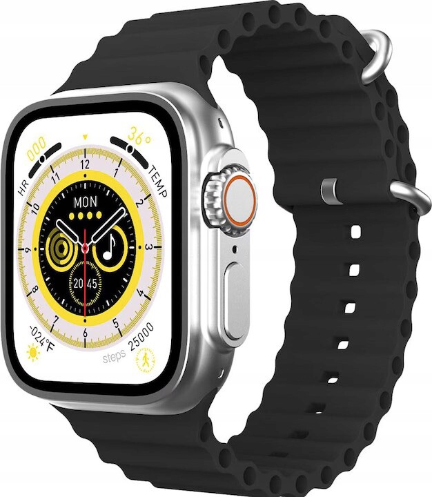 Leicke Apploid Chytré Hodinky U8+ Ekg Pulzní Oxymetr Bluetooth 2 pásky