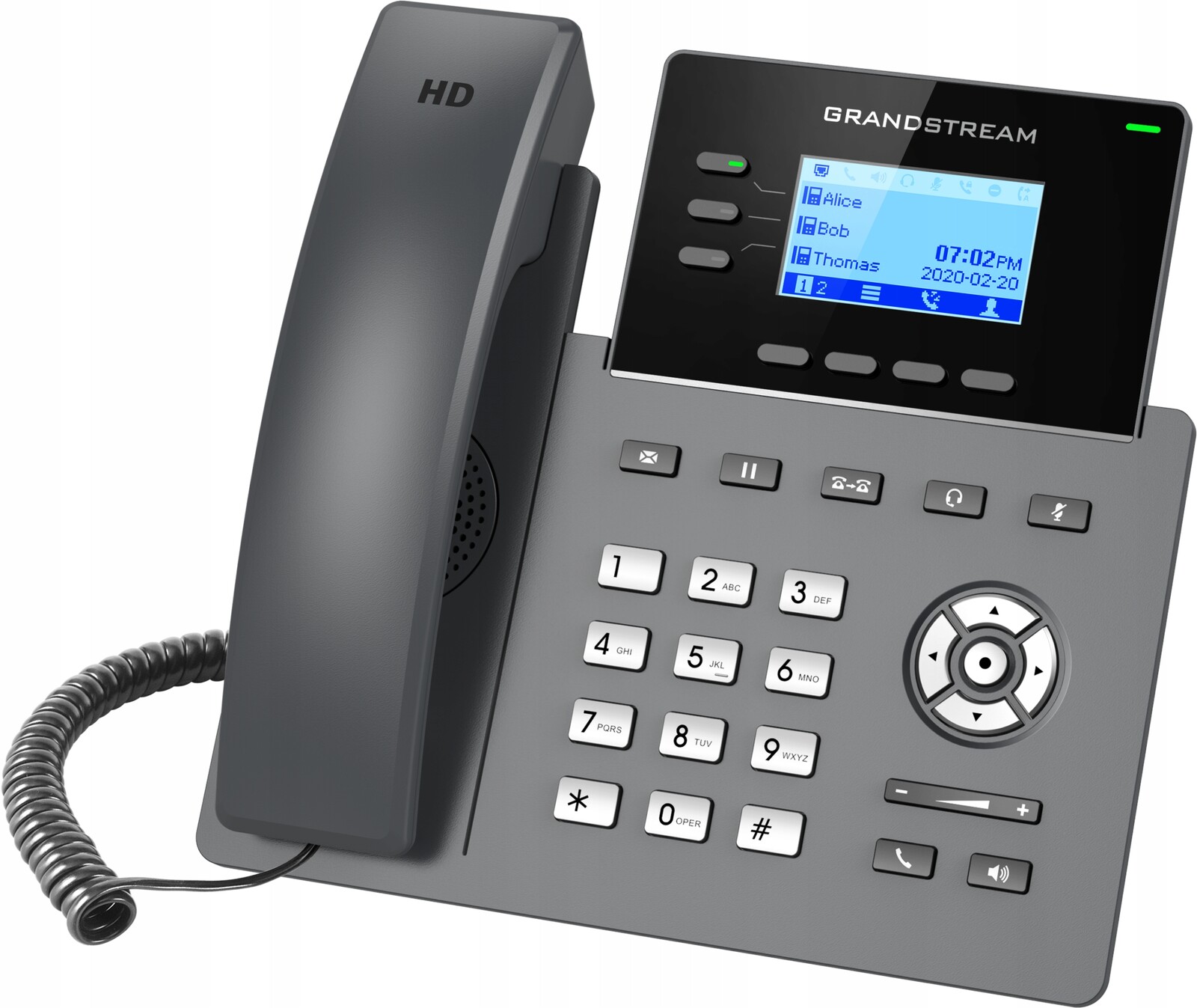 Drátový VoIP telefon Grandstream GRP2603P Poe