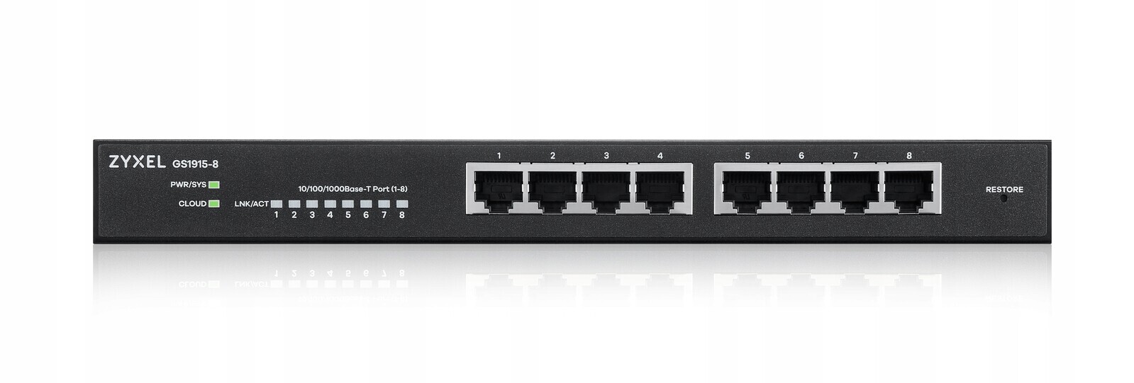 switch Zyxel GS1915-8 spravovaný Gigabit Multicast