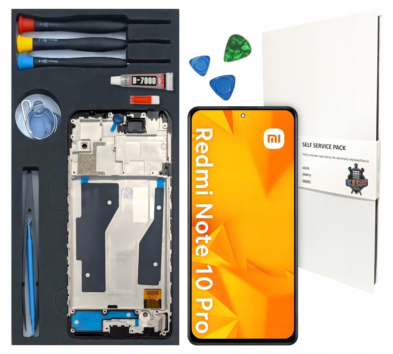 LCD displej Pro Xiaomi Redmi Note 10 Pro Oled Rámeček Sada M2101K6G