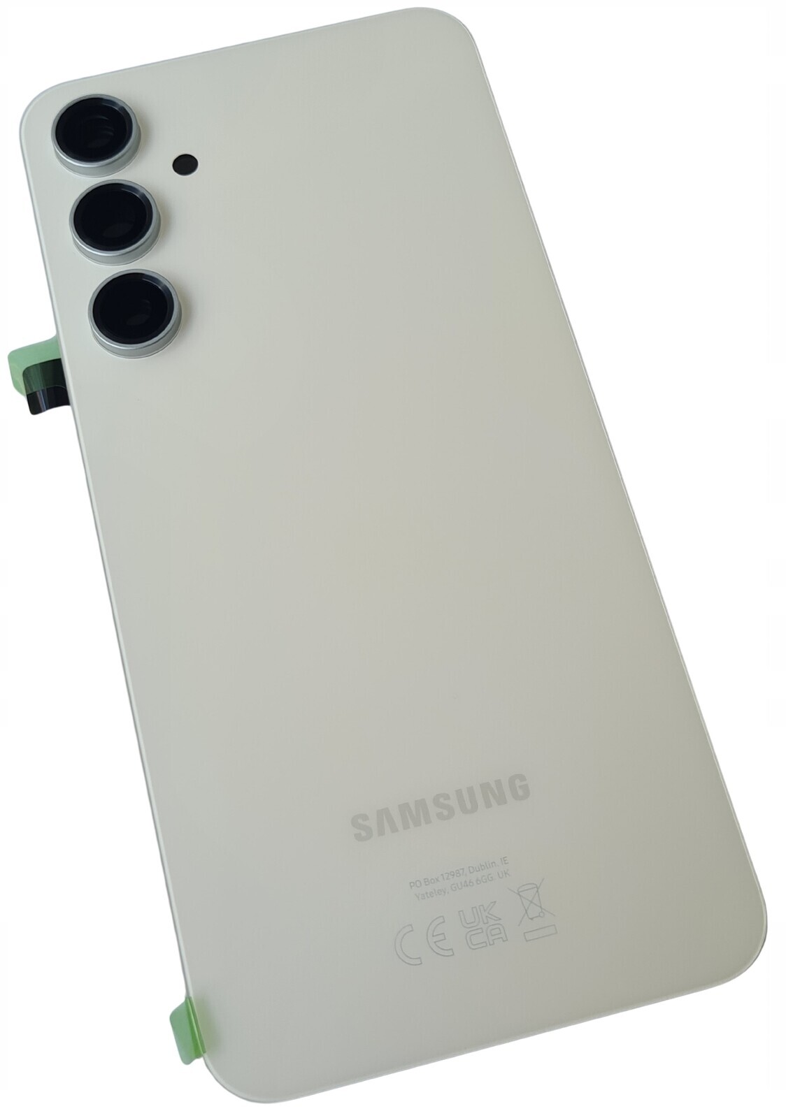 Org Klapka Originální zadní zadní kryt pro Samsung Galaxy S23 Fe SM-S711, bílá