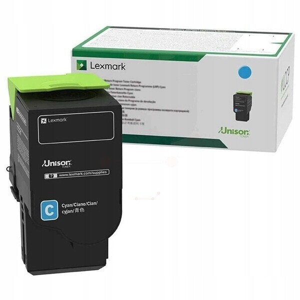 Lexmark 78C0U20 – originální toner, cyan