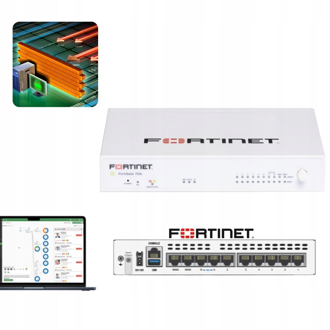 Fortinet FortiGate 70G FG-70G Ngfw 10xGE RJ45 Utm Ochrana Sítě