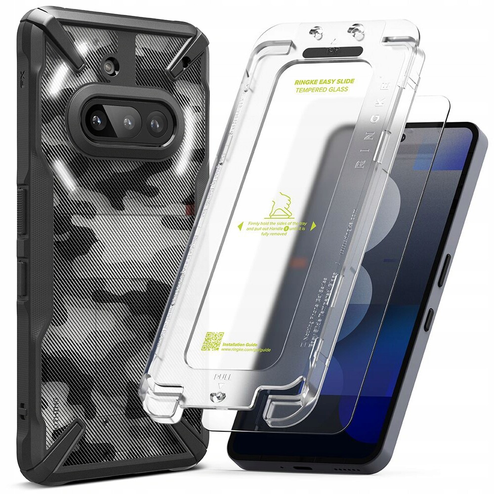 Ringke Pevné A Přizpůsobitelné Pouzdro Pro Nothing Phone 3A 5G Camo 2-BALENÍ Sklo