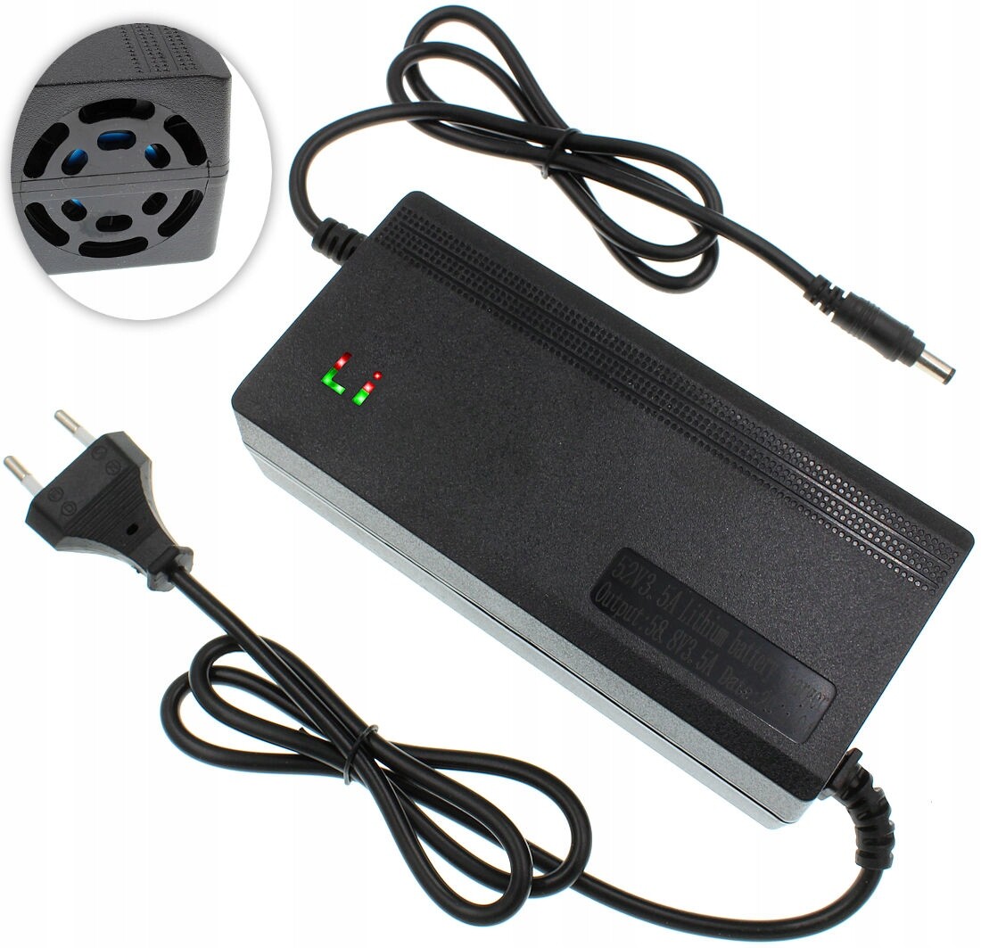 Nabíječka Napájecí adaptér 58,8V 52V 3A 14S Li-ion pro elektrickou koloběžku jízdního kola