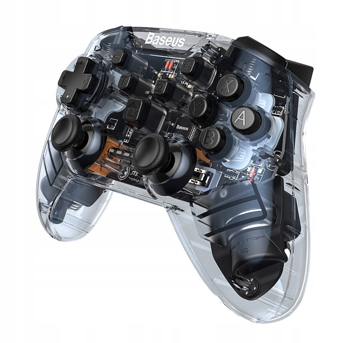 Bezdrátový ovladač pro konzoli Nintendo Switch bezbarvý