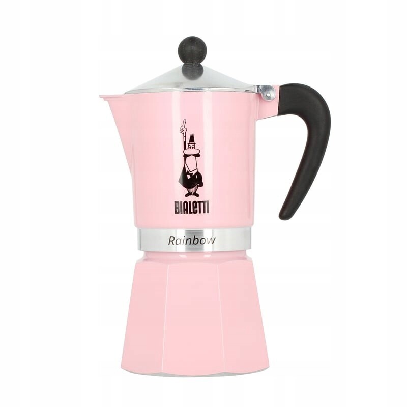 Kávovar Bialetti Primavera Rainbow 6tz Růžový