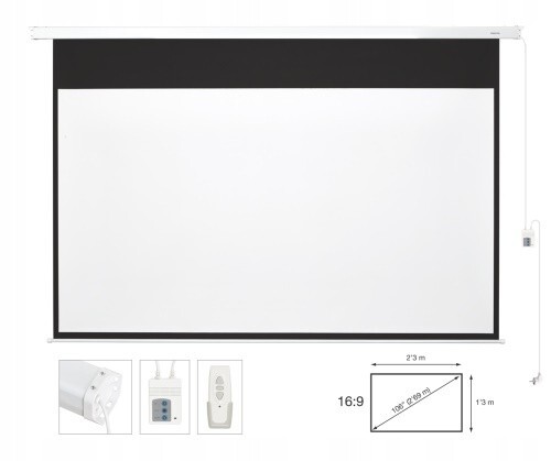 Fonestar PPEL-16106-BA Elektrická projekční obrazovka 16:9, 106