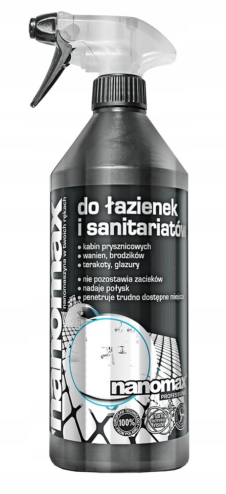 2 x Nanomax pro čištění sprchových koutů a koupelen 2 x 1L