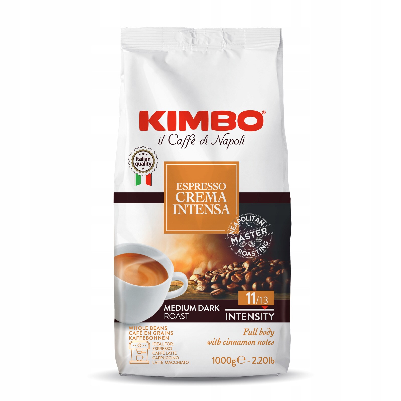 Zrnková káva Kimbo Crema Intensa 1kg