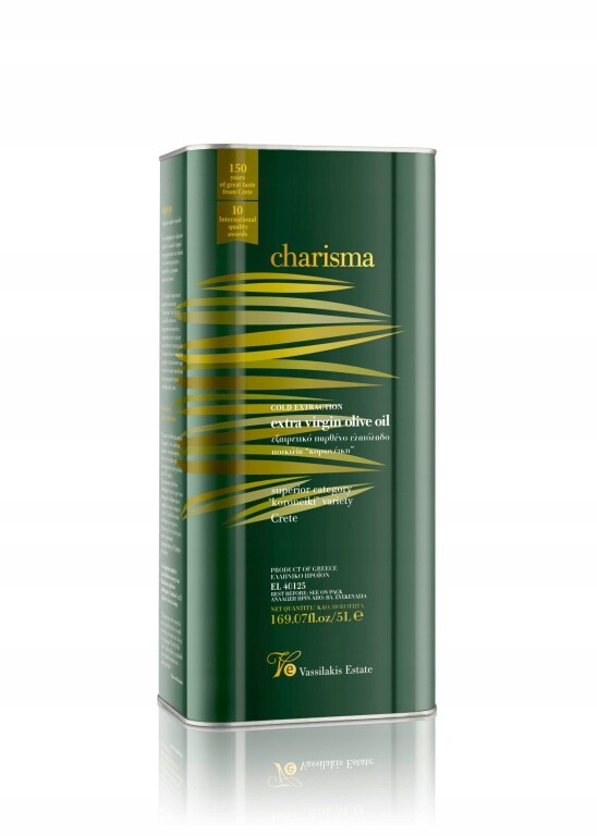 Extra panenský olej Charisma 5 l Koroneiki z Kréty – Řecká prémiová kvalita