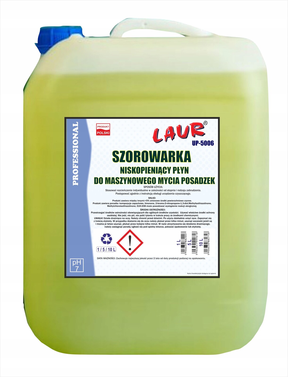 Nízkopěnivý prostředek pro strojové mytí podlah (OP.10L)