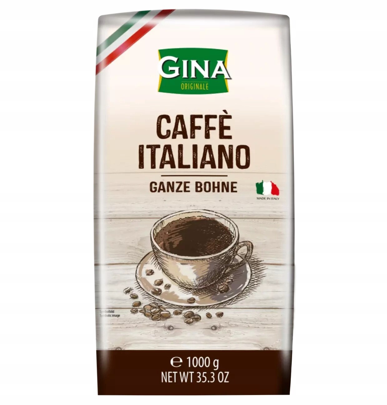 Gina Kaffee Italiano Káva Zrnková 1 kg