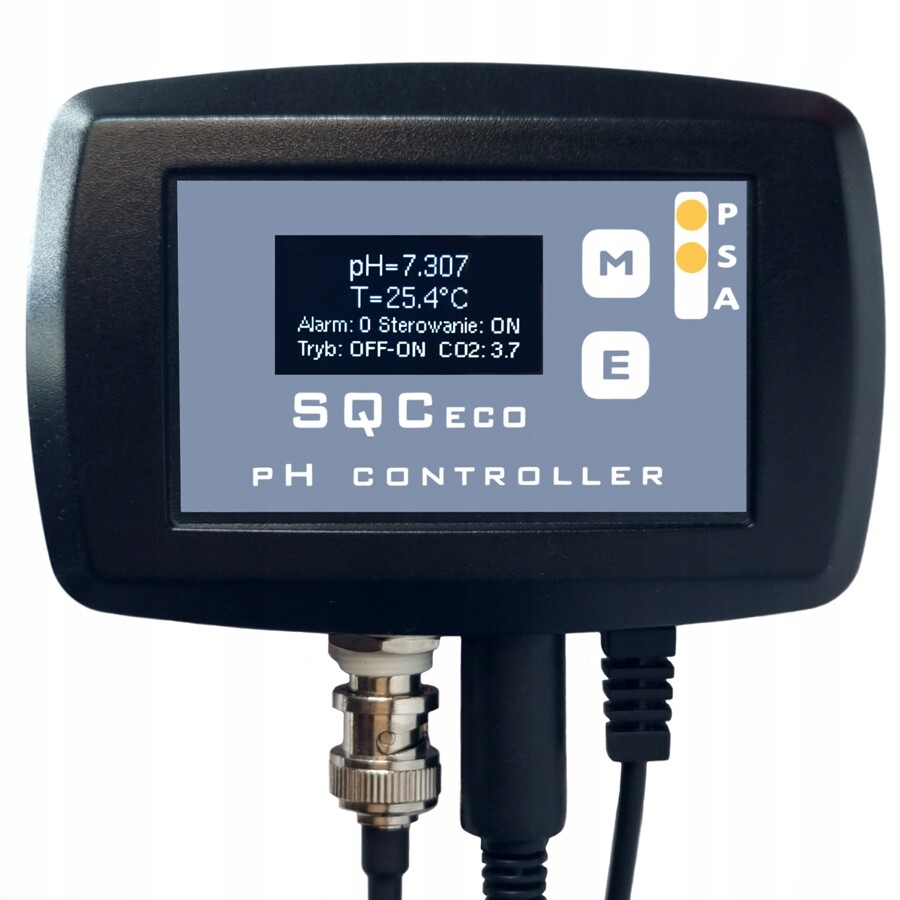 SQCeco počítač regulátor pH – sada V, pH sonda, regulátor CO2
