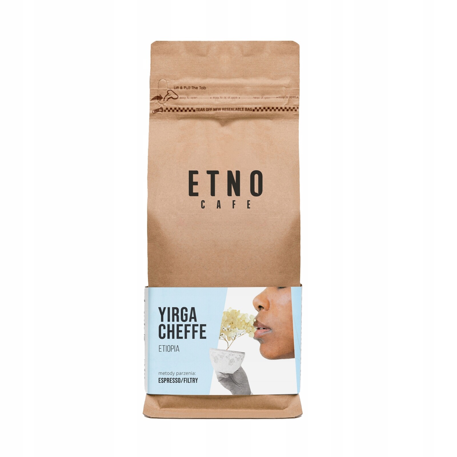 Zrnková káva Etno Cafe Yirgacheffe 1kg